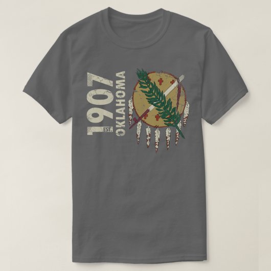 staatsvlag van 1907, Oklahoma T-shirt (Design voorkant)