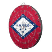Staatsvlag van Arkansas Dartbord (Voorkant Rechts)
