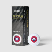 Staatsvlag van Arkansas Golfballen (Verpakking)