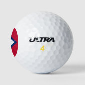 Staatsvlag van Arkansas Golfballen (Logo)