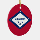 Staatsvlag van Arkansas Keramisch Ornament (Rechts)