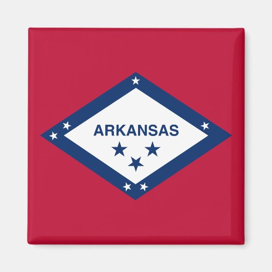 Staatsvlag van Arkansas Magneet (Voorkant)