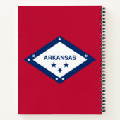 Staatsvlag van Arkansas Notitieboek (Achterkant)