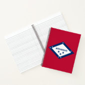 Staatsvlag van Arkansas Notitieboek (Binnen)