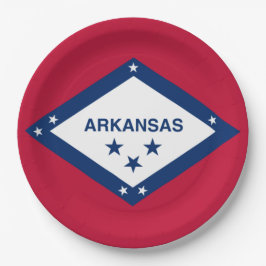 Staatsvlag van Arkansas Papieren Bordje