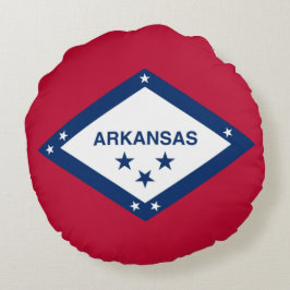 Staatsvlag van Arkansas Rond Kussen