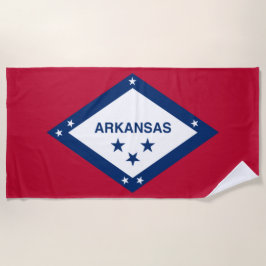 Staatsvlag van Arkansas Strandlaken