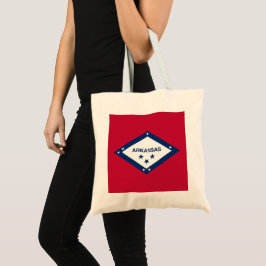Staatsvlag van Arkansas Tote Bag