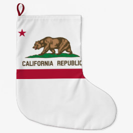Staatsvlag van Californië Grote Kerstsok