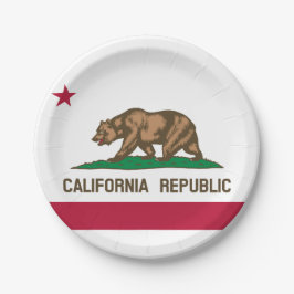 Staatsvlag van Californië Papieren Bordje