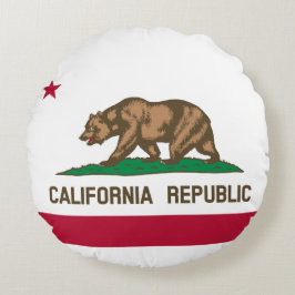 Staatsvlag van Californië Rond Kussen