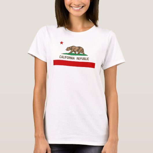 staatsvlag van Californië T-shirt (Voorkant)