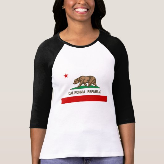  staatsvlag van Californië T-shirt (Voorkant)