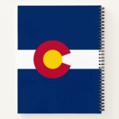 Staatsvlag van Colorado Notitieboek (Achterkant)
