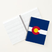 Staatsvlag van Colorado Notitieboek (Binnen)