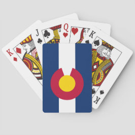 Staatsvlag van Colorado Pokerkaarten
