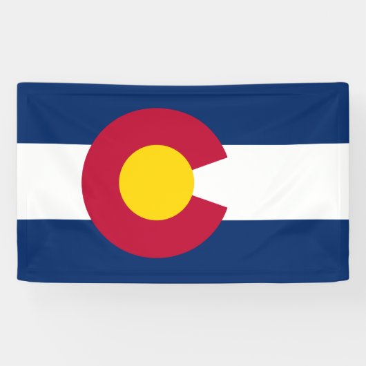 Staatsvlag van Colorado Spandoek (Horizontaal)