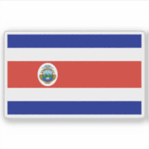 Staatsvlag van Costa Rica met embleem (1998-heden)
