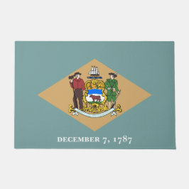 Staatsvlag van Delaware (DE, VS) Deurmat