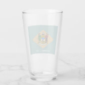 Staatsvlag van Delaware (DE, VS) Glas (Achterkant)