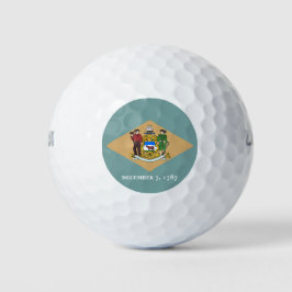 Staatsvlag van Delaware (DE, VS) Golfballen