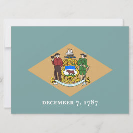 Staatsvlag van Delaware (DE, VS) Kaart