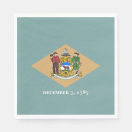 Staatsvlag van Delaware (DE, VS) Servet