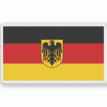 Staatsvlag van Duitsland en vaandel en militaire v