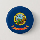 Staatsvlag van Idaho Ronde Button 5,7 Cm (Voorkant)