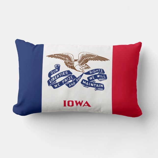 Staatsvlag van Iowa Kussen (Voorkant)