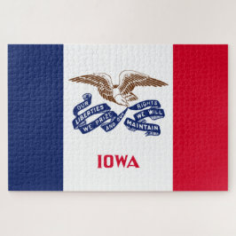 Staatsvlag van Iowa Legpuzzel