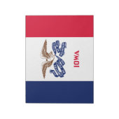 Staatsvlag van Iowa Notitieblok (Linkerzijde)
