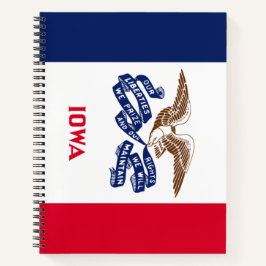 Staatsvlag van Iowa Notitieboek