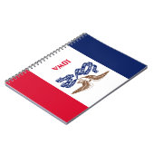 Staatsvlag van Iowa Notitieboek (Linkerzijde)