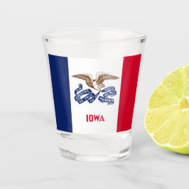 Staatsvlag van Iowa Shot Glas