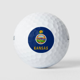 Staatsvlag van Kansas Golfballen