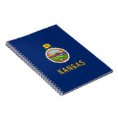 Staatsvlag van Kansas Notitieboek (Rechterzijde)
