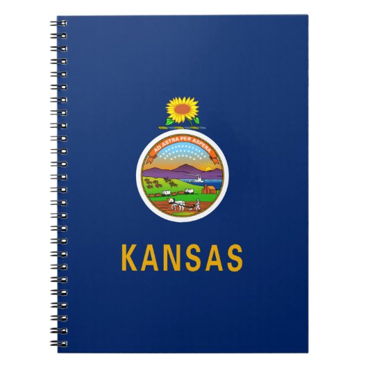 Staatsvlag van Kansas Notitieboek (Voorkant)