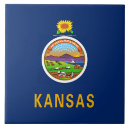 Staatsvlag van Kansas Tegeltje