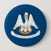 Staatsvlag van Louisiana Ronde Button 4,0 Cm (Voorkant)