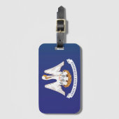 Staatsvlag van Louisiana, Verenigde Staten Bagagelabel (Voorkant (verticaal))