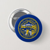 Staatsvlag van Nebraska Ronde Button 5,7 Cm (Voorkant /achterkant)
