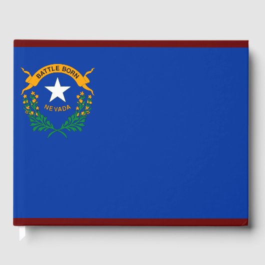 Staatsvlag van Nevada Gastenboek (Voorkant)