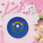Staatsvlag van Nevada Papieren Bordje (Feest)