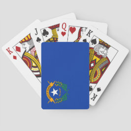 Staatsvlag van Nevada Pokerkaarten