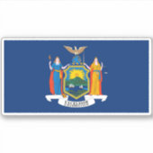 Staatsvlag van New York Sticker (Voorkant)