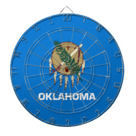 Staatsvlag van Oklahoma Dartbord