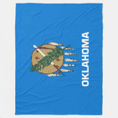 Staatsvlag van Oklahoma Fleece Deken (Voorkant)