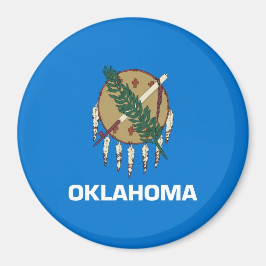 Staatsvlag van Oklahoma Magneet (Voorkant)