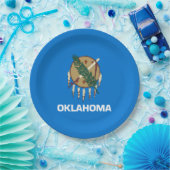 Staatsvlag van Oklahoma Papieren Bordje (Feest)